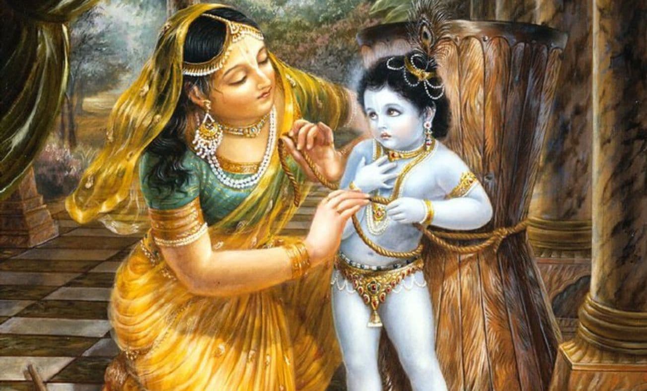 Damodar Lila Pastime of Krishna