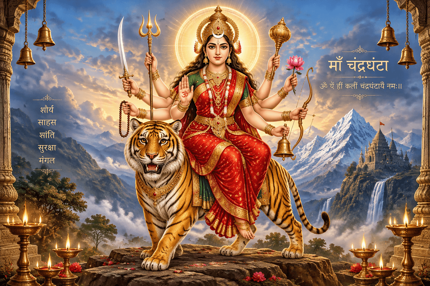 Maa Chandraghanta: Navratri Day 3 Story, Puja Vidhi, Mantra and Bhoga