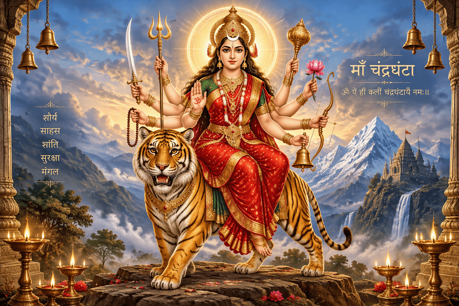Maa Chandraghanta: Navratri Day 3 Story, Puja Vidhi, Mantra and Bhoga